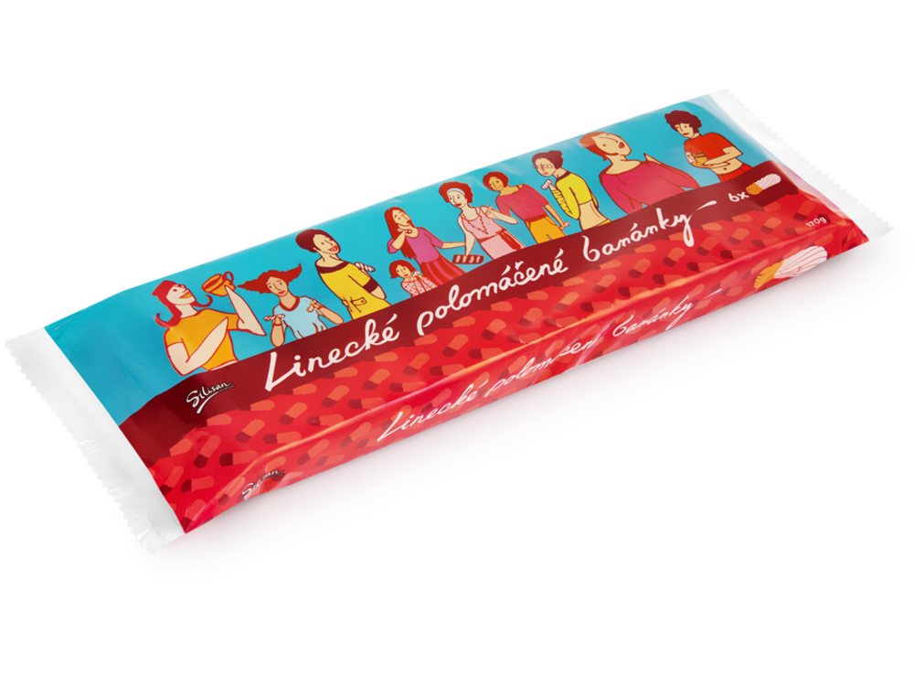 Linecké banánky 170g