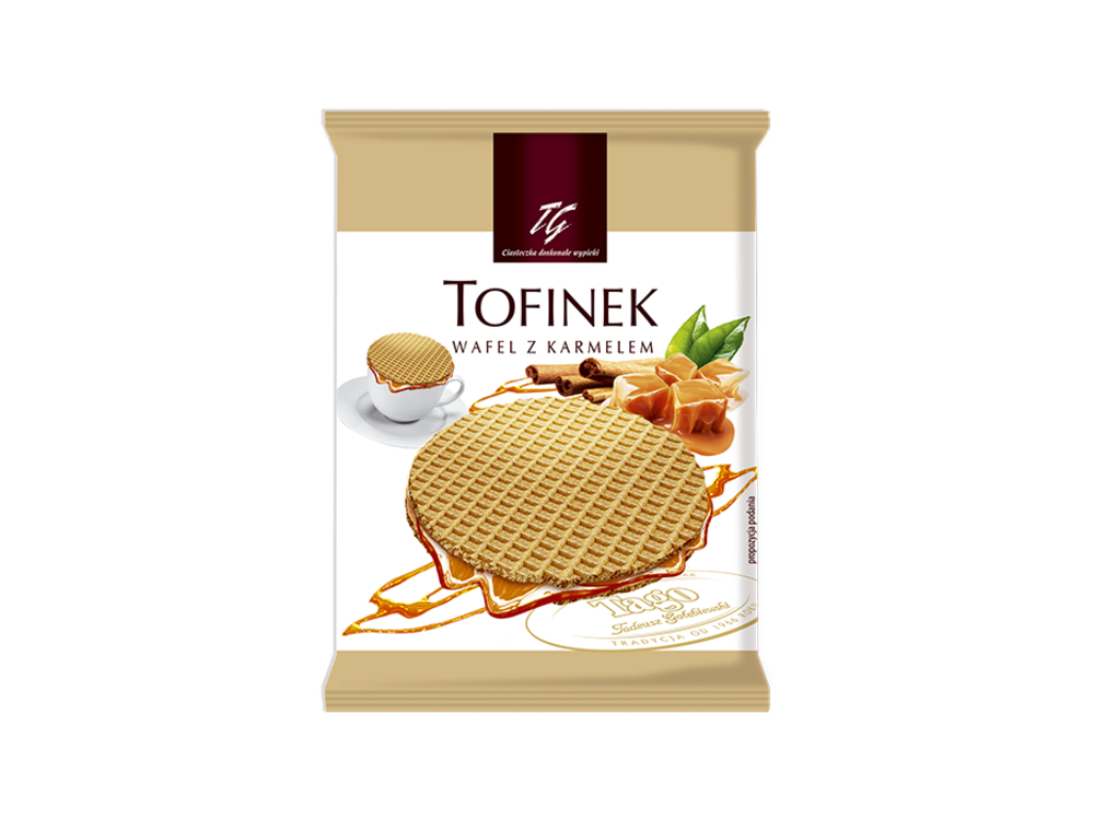 Tofinek karamelová oplatka 40g