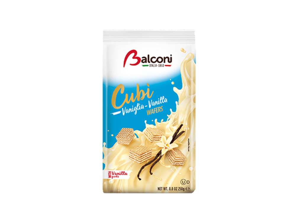 Wafers Cubí vanilla 250g