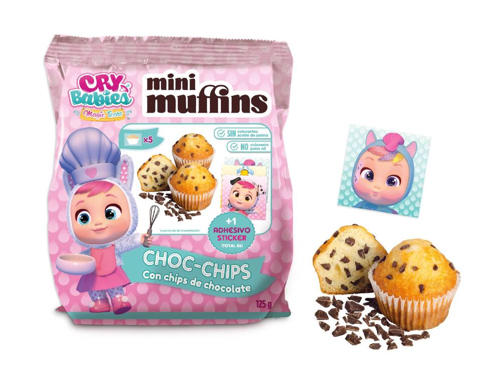 Mini Muffins with choco chips Cry Babies 125g