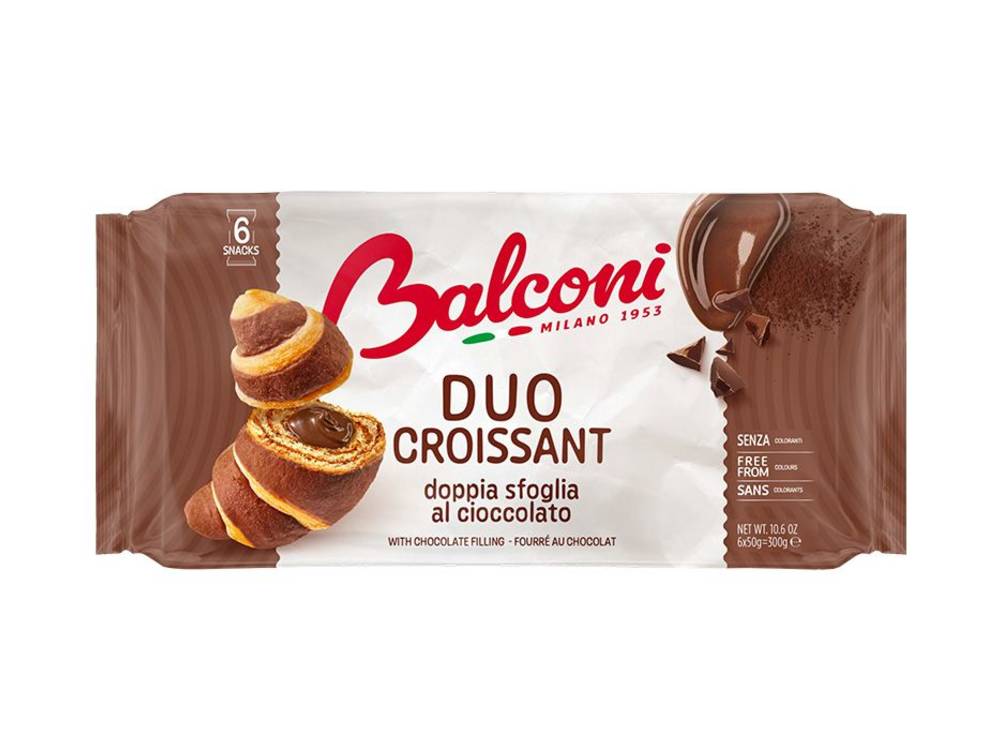 Croissant Duo with chocolate filling 300g (6x50g)