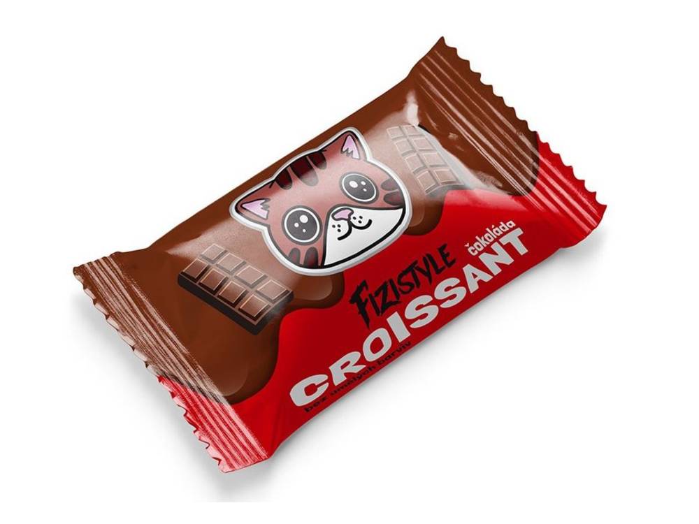 FIZISTYLE Croissant s čokoládovou náplní 45g